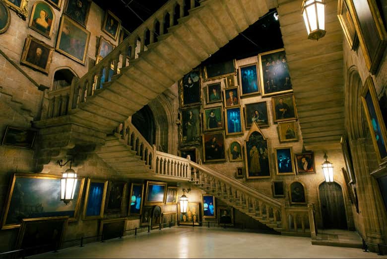 Escada de Hogwarts, a escola de Harry Potter