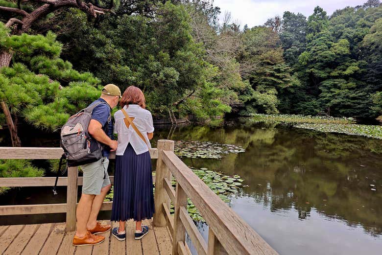 Lago no Parque Yoyogi