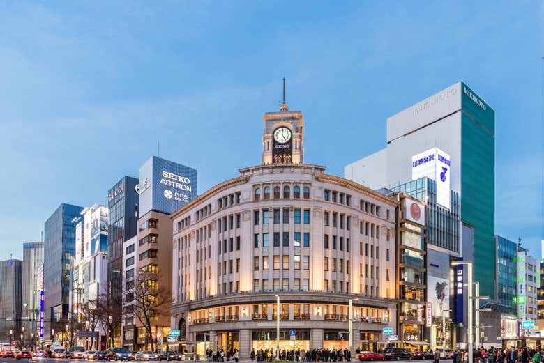 Torre do Relógio Seiko House Ginza