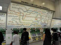 Mapa do metrô de Tóquio