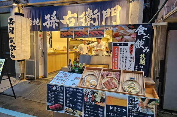 Tour gastronômico por Tóquio